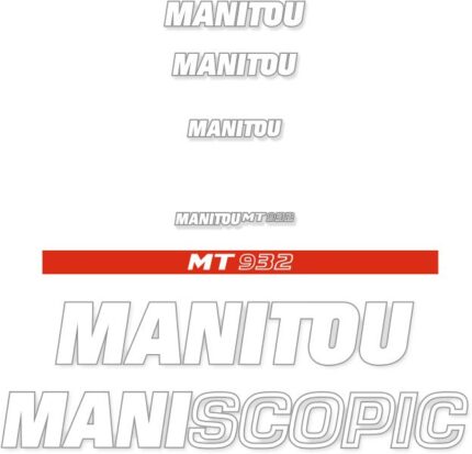 Manitou MT932 Decal Kit - Forklift