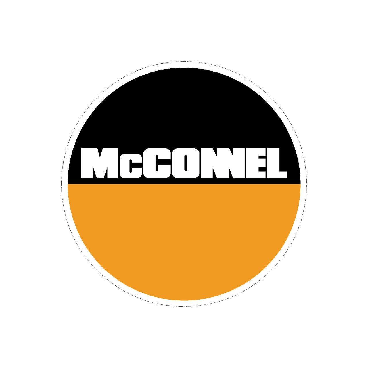 McConnel 400mm Round Decal McConnel 400mm Round Decal