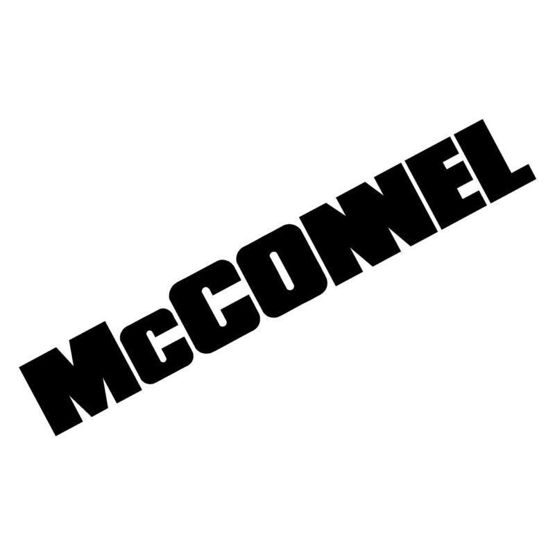 McConnel Black Decal
