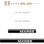 Mitsubishi MXR55 Decal Kit