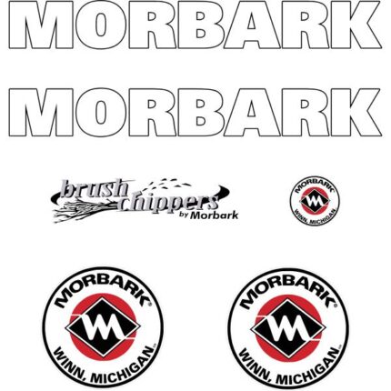 Morbark 290 Decal Kit