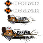 Morbark Beever M12R Decal Kit