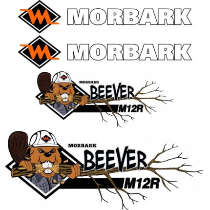 Morbark Beever M12R Decal Kit