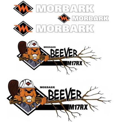 Morbark Beever M17RX Decal Kit