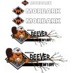Morbark Beever M18R Decal Kit