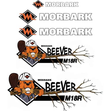 Morbark Beever M18R Decal Kit