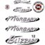Morbark Blizzard 12 Decal Kit