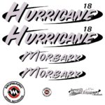Morbark Hurricane 18 Decal Kit