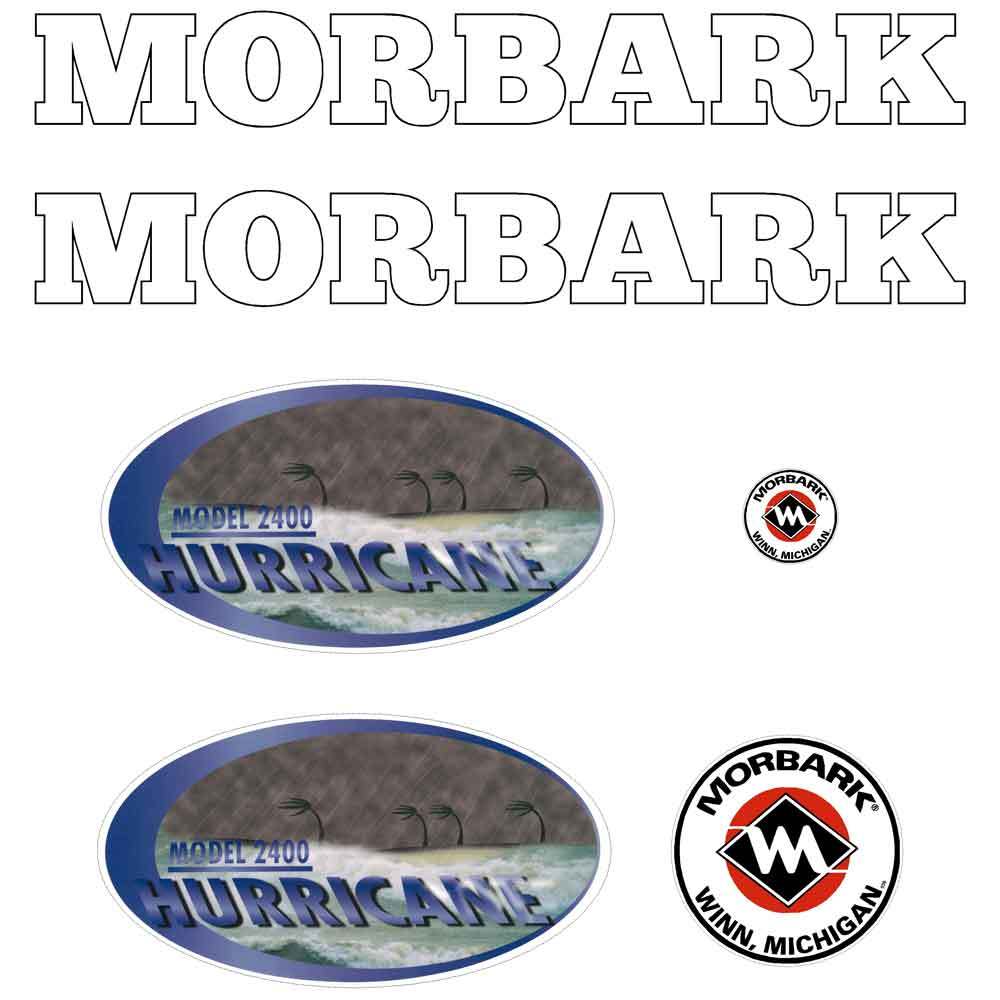 Morbark Hurricane 2400 Decal Kit Morbark Hurricane 2400 Decal Kit