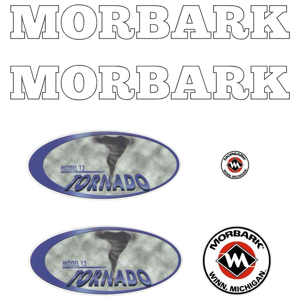 Morbark Tornado 13 Decal Kit Morbark Tornado 13 Decal Kit