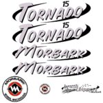 Morbark Tornado 15 Decal Kit
