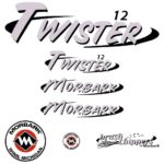 Morbark Twister 12 Decal Kit