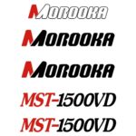 Morooka MST1500VD Decal Kit - Tracked Dumper