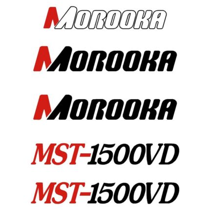 Morooka MST1500VD Decal Kit - Tracked Dumper