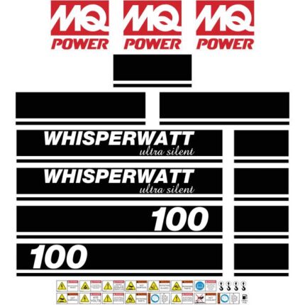 Multiquip DCA100 Decal Kit