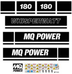 Multiquip DCA180 Decal Kit