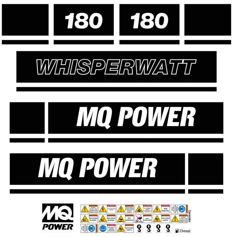 Multiquip DCA180 Decal Kit