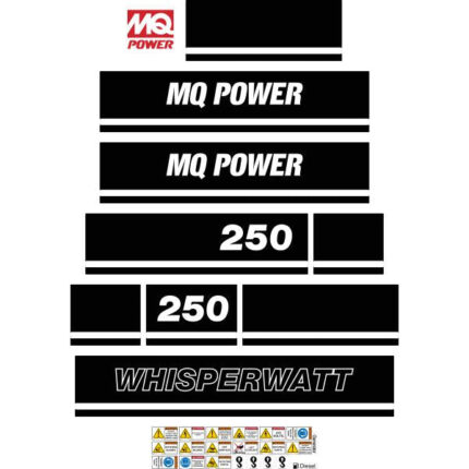 Multiquip DCA250 Decal Kit