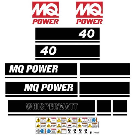 Multiquip DCA40 Decal Kit