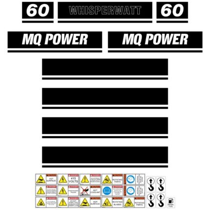 Multiquip DCA60 Decal Kit