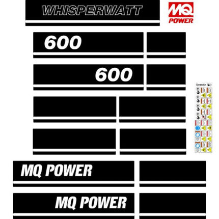 Multiquip DCA600 Decal Kit
