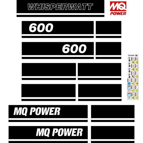 Multiquip DCA600 Decal Kit Multiquip DCA600 Decal Kit