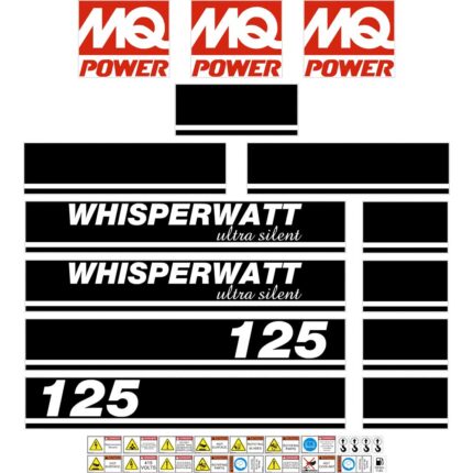 Multiquip DCI 125 Decal Kit