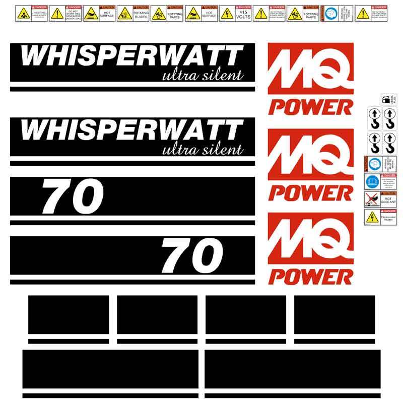 Multiquip DCI 70SS 70kva Decal Kit Multiquip DCI 70SS 70kva Decal Kit