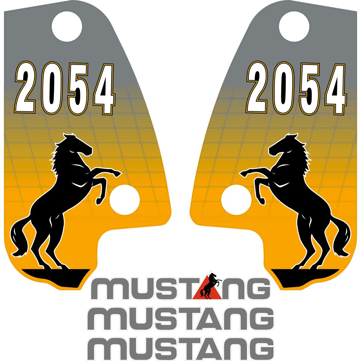 Mustang 2054 Decal Kit Mustang 2054 Decal Kit