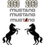 Mustang 2060 Decal Kit