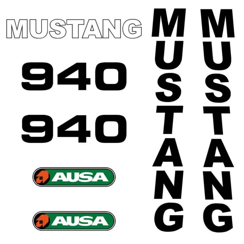 Mustang 940 Decal Kit