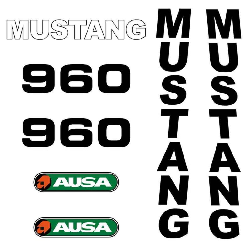 Mustang 960 Decal Kit