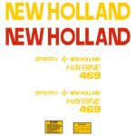 New Holland 469 Hayliner Decal Kit - Tractor Attachment