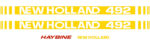 New Holland 492 Decal Kit - Tractor Attachment