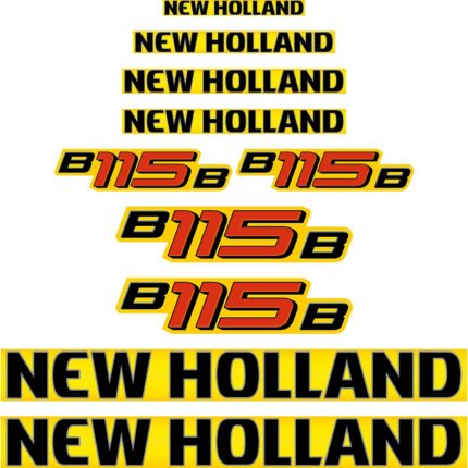 New Holland B115B Decal Kit