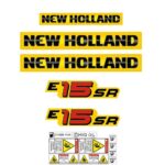 New Holland E15SR Decal Kit