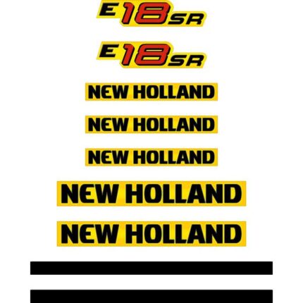 New Holland E18SR Decal Kit