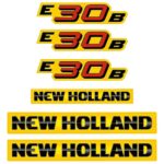 New Holland E30B Decal Kit