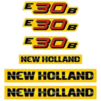 New Holland E30B Decal Kit