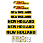 New Holland E30SR Decal Kit