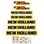 New Holland E30SR Decal Kit