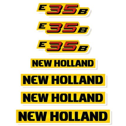 New Holland E35B Decal Kit