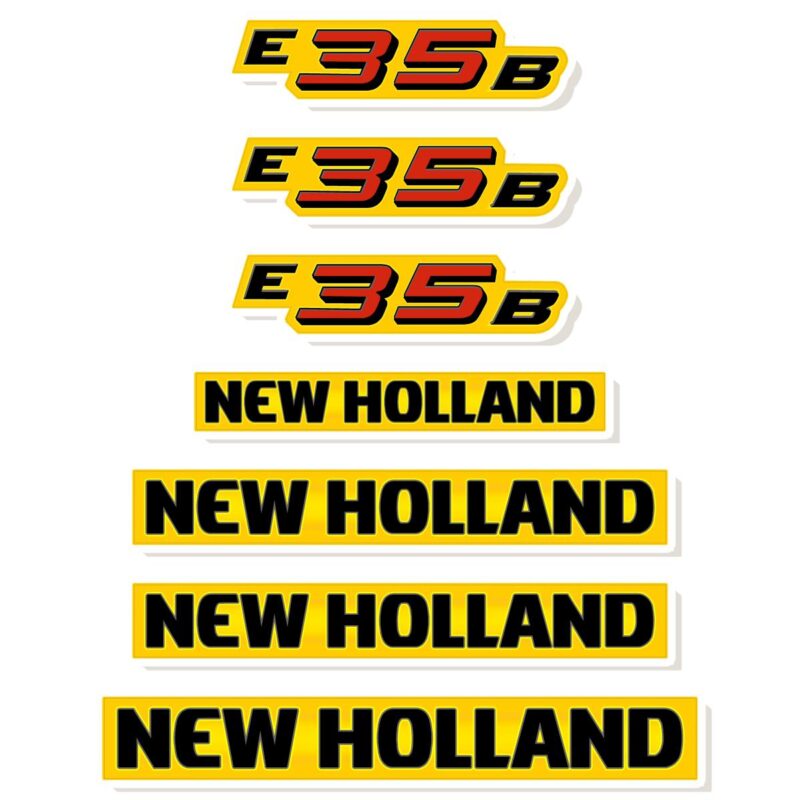 New Holland E35B Decal Kit