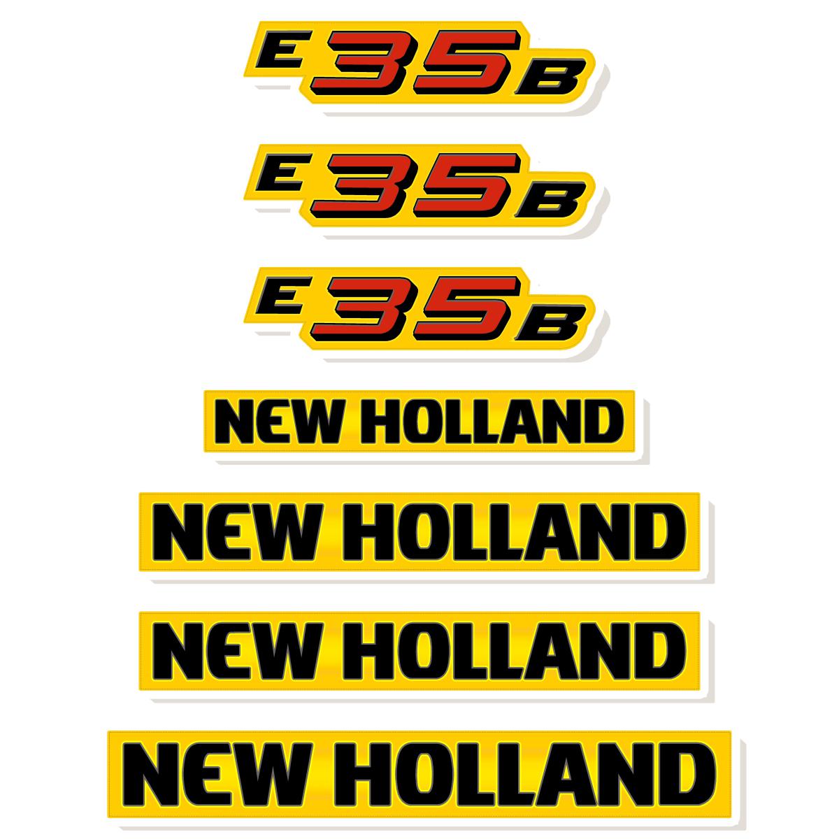 New Holland E35B Decal Kit New Holland E35B Decal Kit