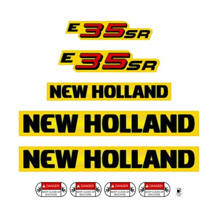 New Holland E35SR Decal Kit