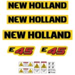New Holland E45 Decal Kit