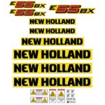 New Holland E55B X Decal Kit