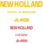 New Holland Haybine JL469 Decal Kit - Tractor Attachment