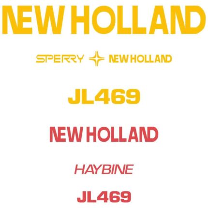 New Holland Haybine JL469 Decal Kit - Tractor Attachment