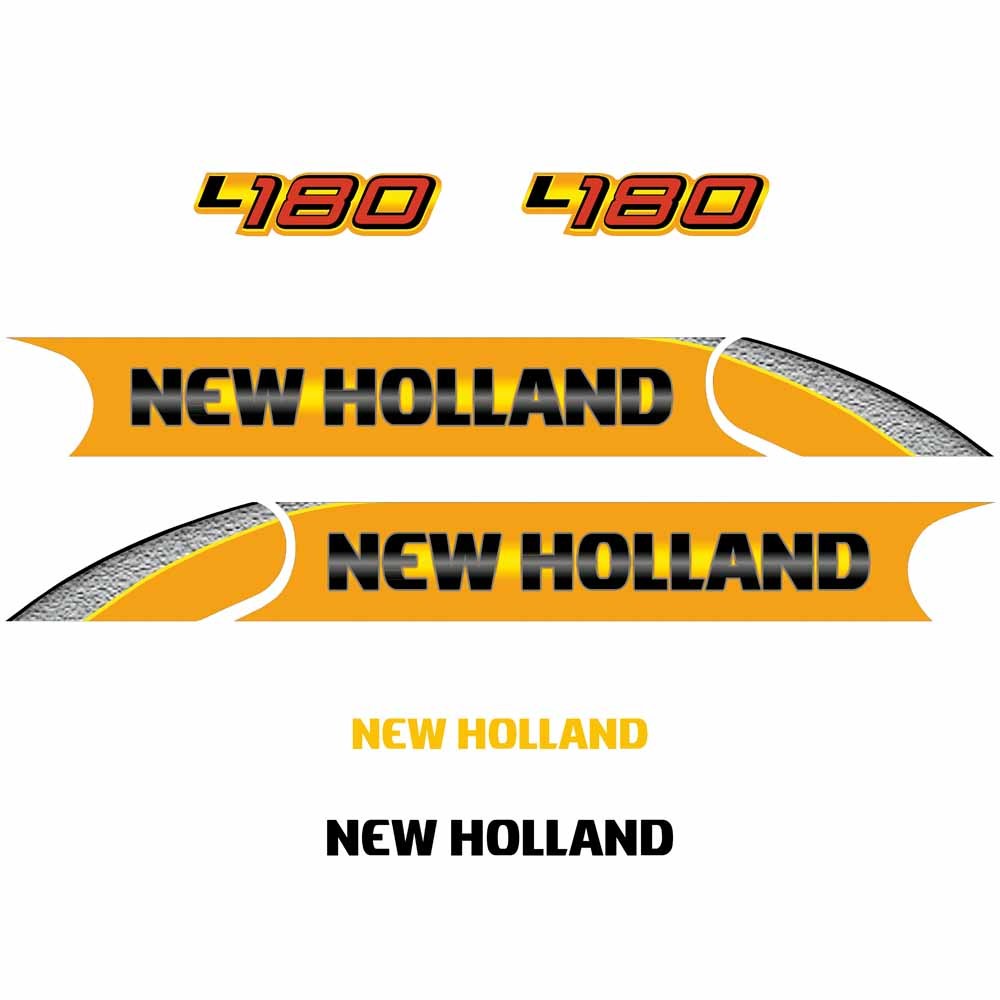 New Holland L180 Decal Kit New Holland L180 Decal Kit